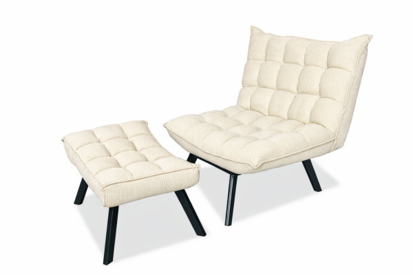 כורסא מעוצבת + הדום דגם סוהו