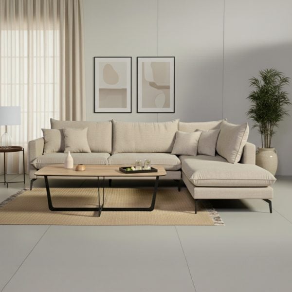 מערכת ישיבה פינתית מפוארת דגם אלואיז