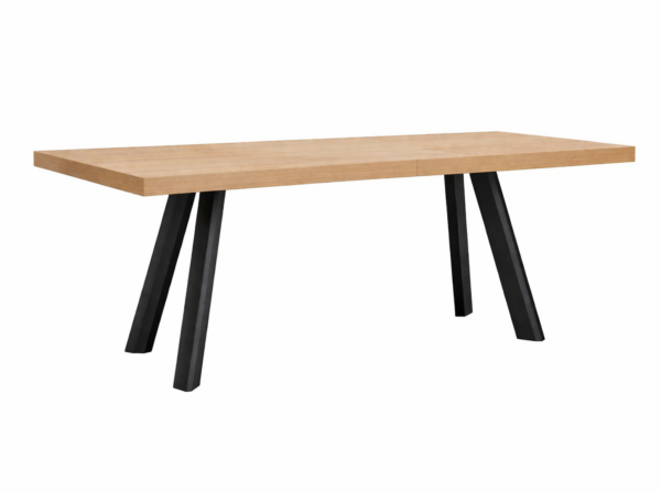 שולחן אוכל דמוי עץ טבעי דגם אבניו - 10 סועדים