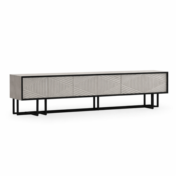 מזנון מעוצב דגם אסטרל דמוי בטון אפרפר+אפור