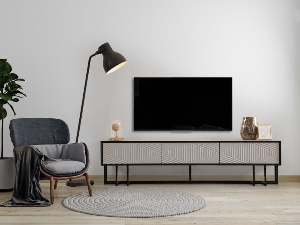 מזנון מעוצב דגם אסטרל דמוי בטון אפרפר+אפור