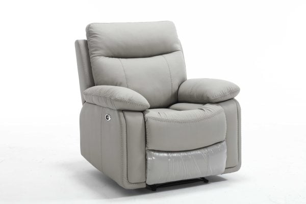 כורסת טלוויזיה חשמלית דגם איקארו - אפור בהיר