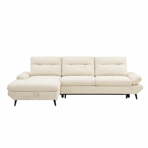 ספה נפתחת למיטה דגם סטארה בבד בז'