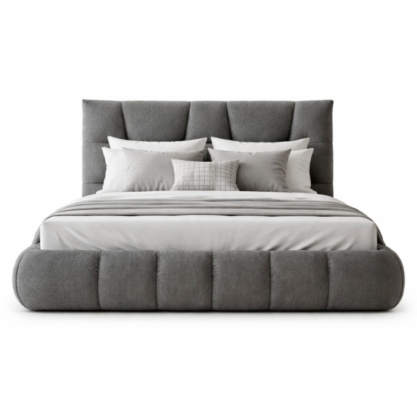 מיטה מעוצבת דגם ארנו - צבע אפור
