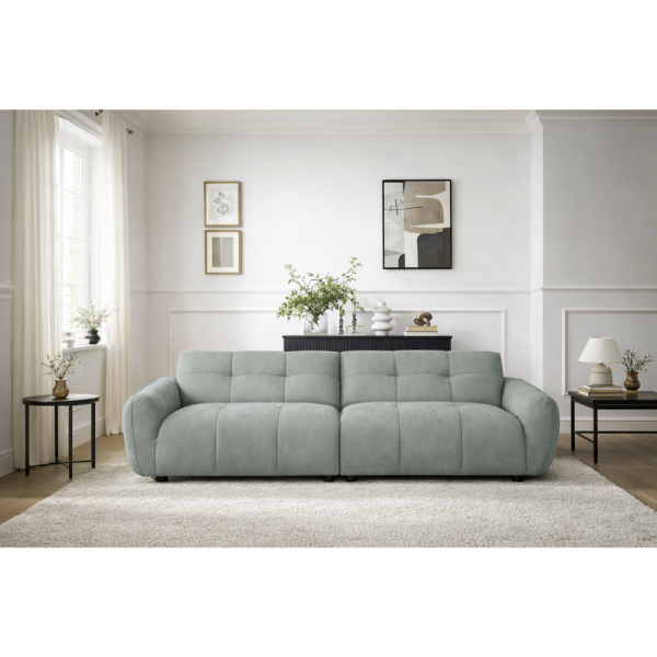 ספת רביצה מעוצבת דגם ולורה - צבע אפור