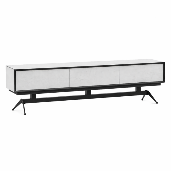 מזנון מעוצב דגם גלאסו - דמוי שיש לבן