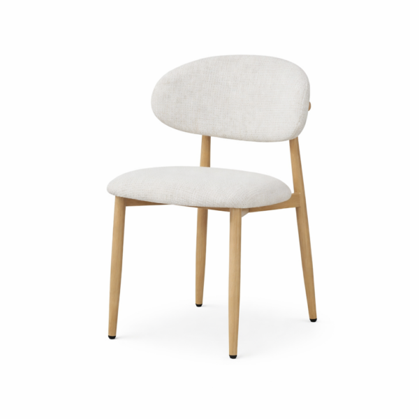 כיסא מעוצב דגם ארדן - רגל דמוי עץ