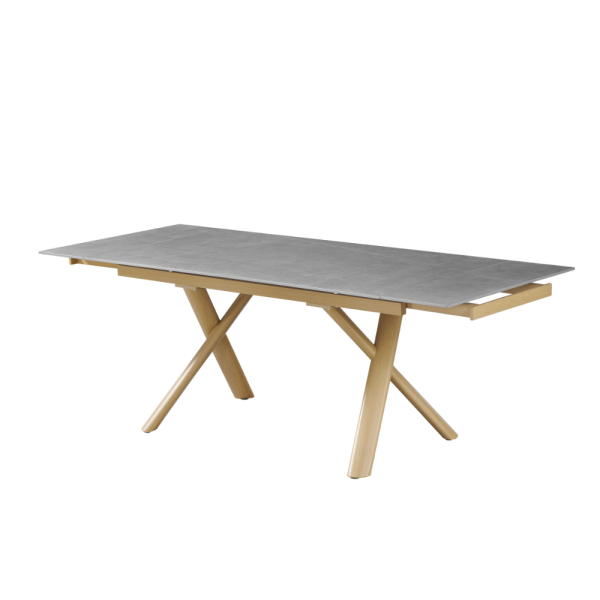 שולחן אוכל קרמיקה דגם ראדו - אפור