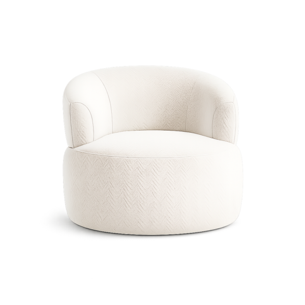 כורסא מעוצבת ומסתובבת דגם רונדו